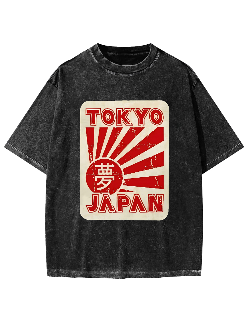 Japanese Dream Tokyo Vintage Washed T-shirt