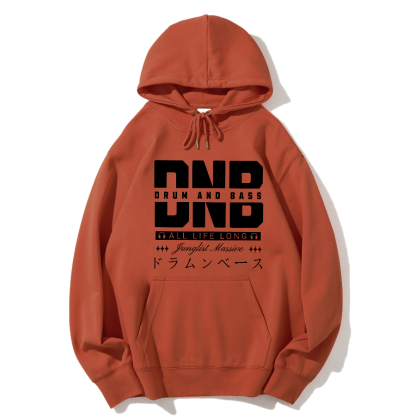 Drum And Bass Cotton Hoodie