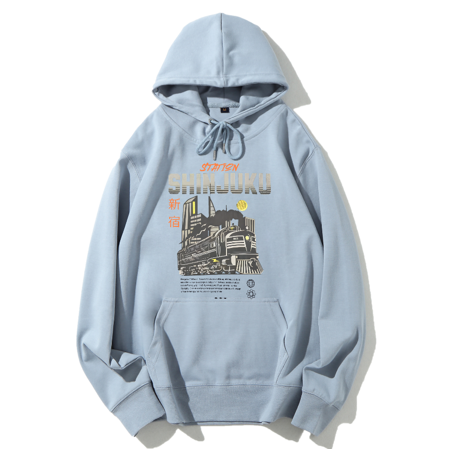 Shinjuku, Tokyo Cotton Hooded Sweatshirt
