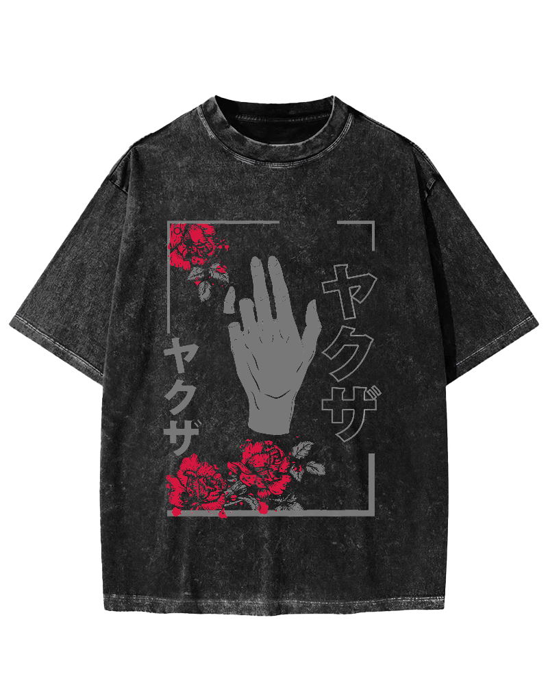 Broken Promise Yakuza Vintage Washed T-shirt