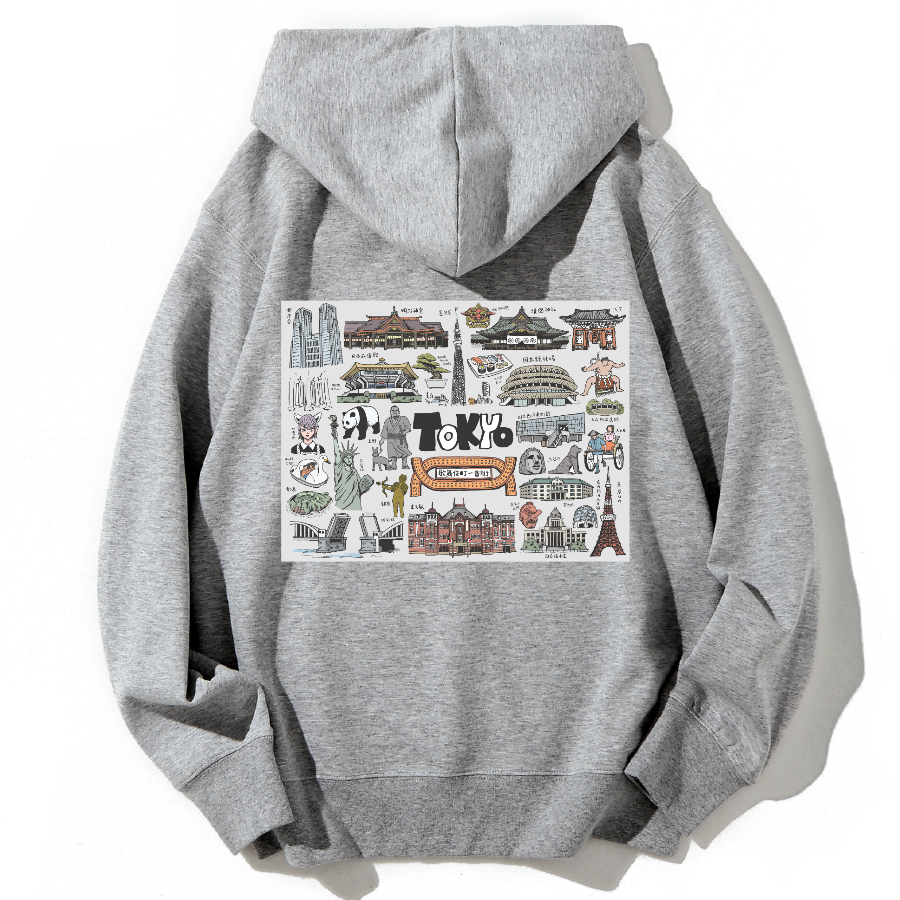 Tokyo Scenic Cotton Hoodie