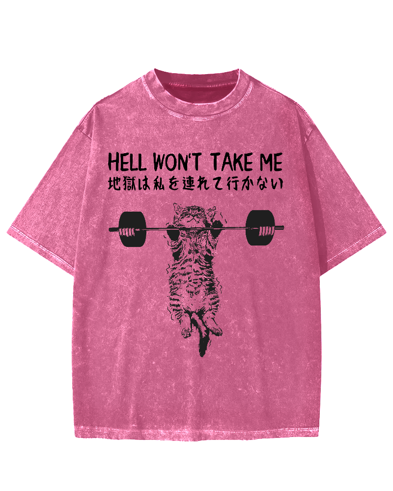 Hell Won't Take Me Vintage Washed T-shirt