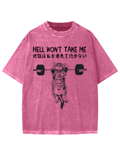 Hell Won't Take Me Vintage Washed T-shirt