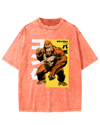 Peter Jackson's King Kong Vintage Washed T-shirt-Zazasy