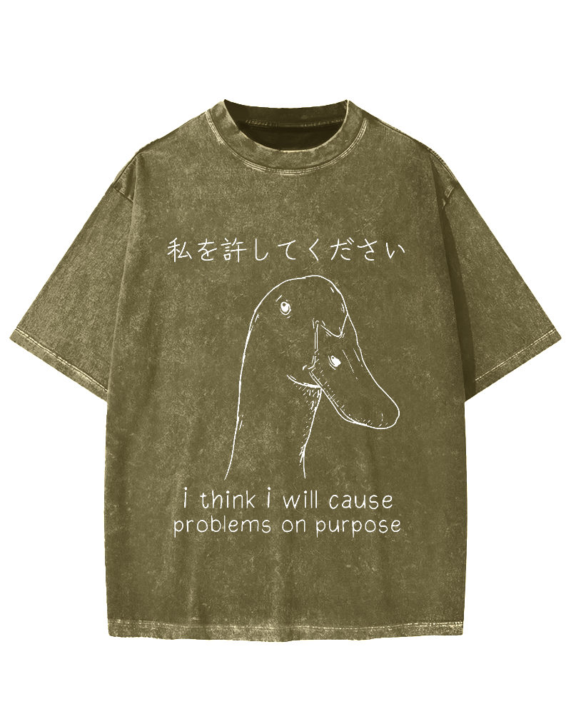 Stupid Goose Vintage Washed T-shirt