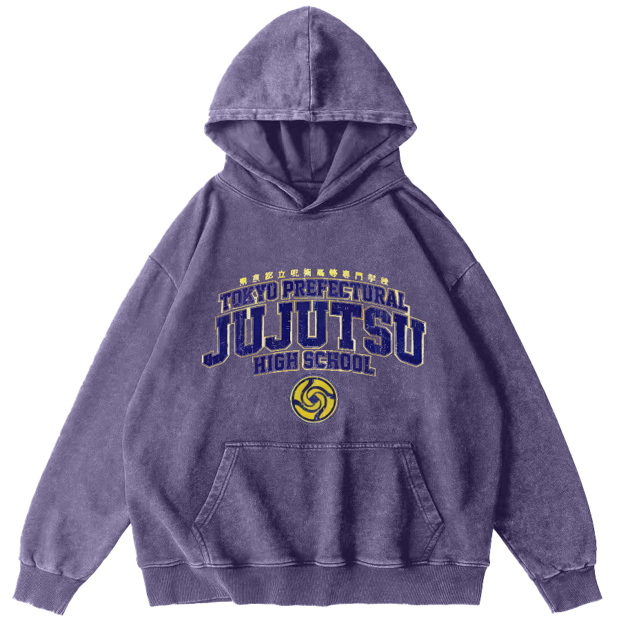 Tokyo Metropolitan University of Science and Technology Vintage Washed Hoodie-Zazasy