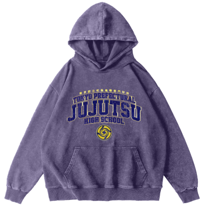 Tokyo Metropolitan University of Science and Technology Vintage Washed Hoodie-Zazasy