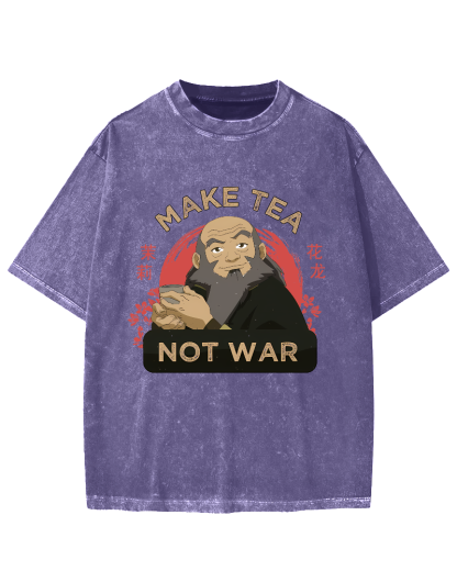 Make Tea not War Vintage Washed T-shirt