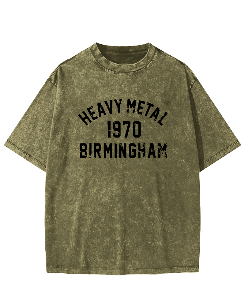 Birmingham Heavy Metal Vintage Washed T-shirt