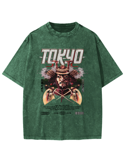Tokyo Samurai Vintage Washed T-shirt