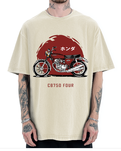 HONDA CB750 FOUR Vintage Washed T-shirt
