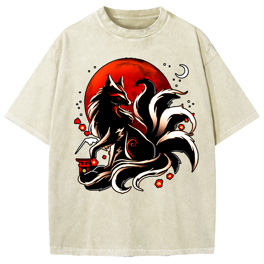 Kitsune Vintage Washed T-shirt