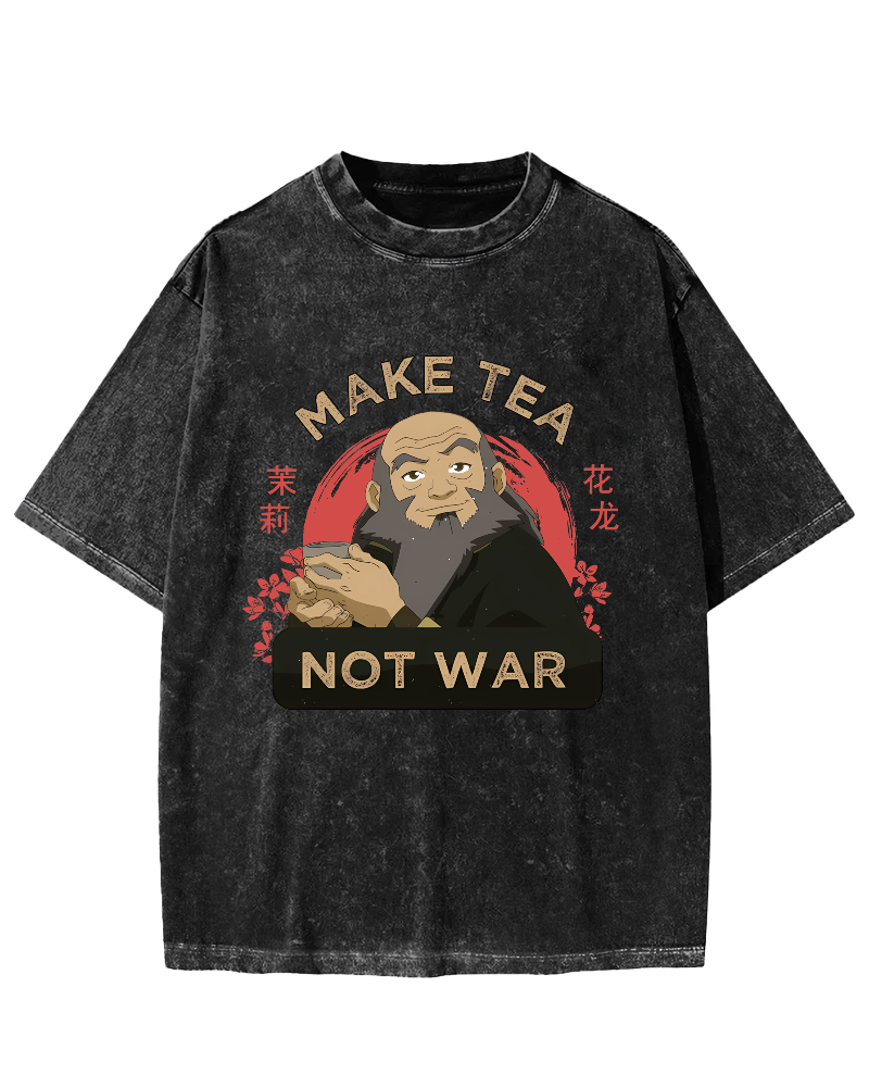 Make Tea not War Vintage Washed T-shirt