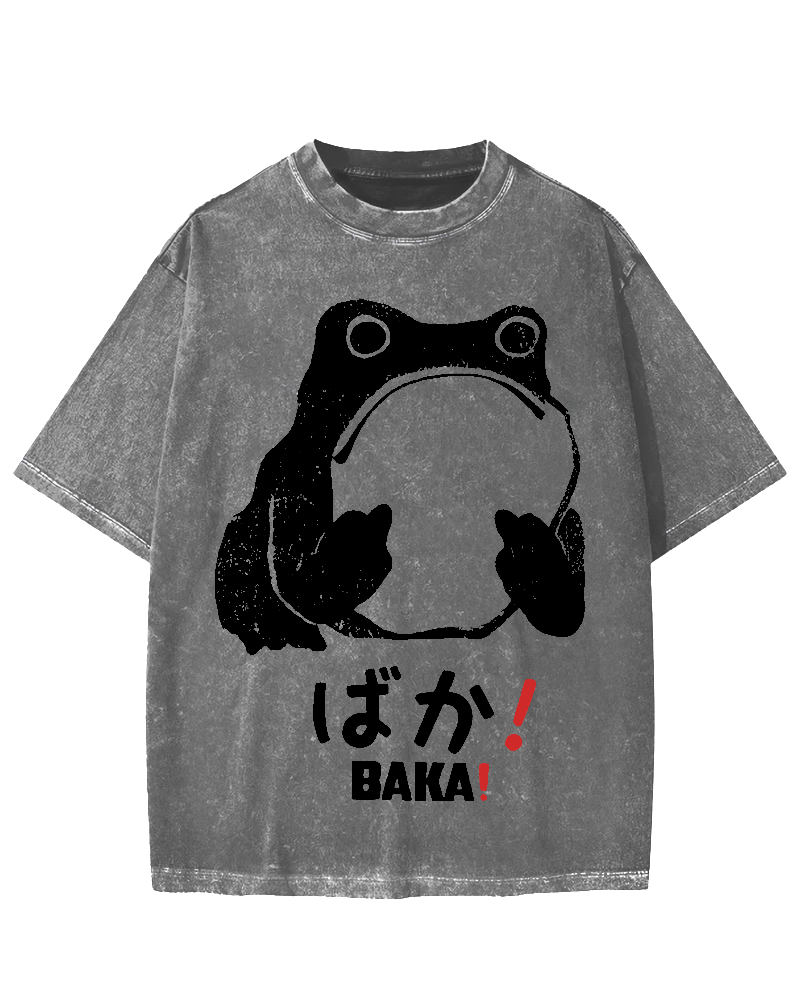 Stupid Frog Vintage Washed T-shirt