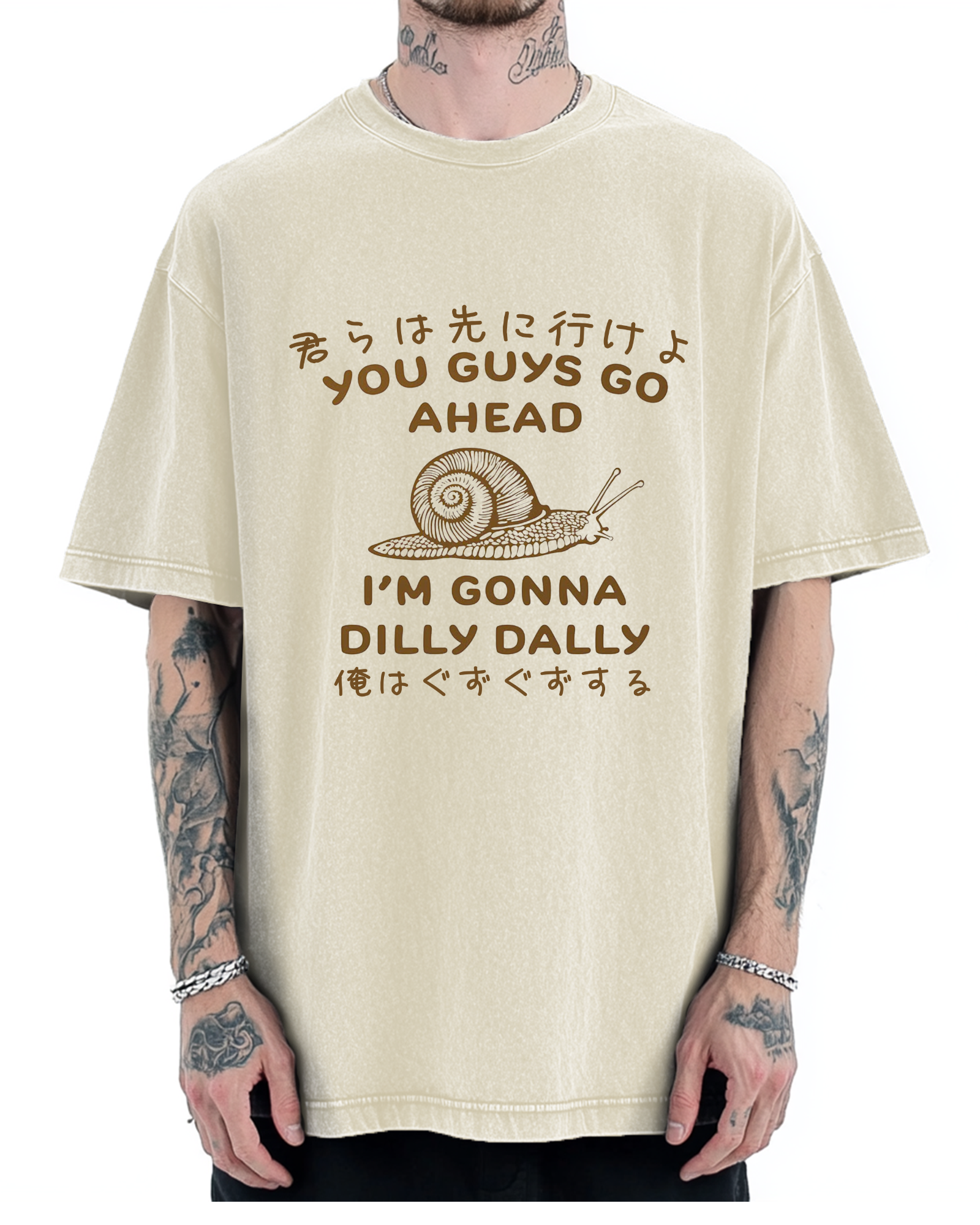 You guys go ahead I'm gonna dilly dally Vintage Washed T-shirt