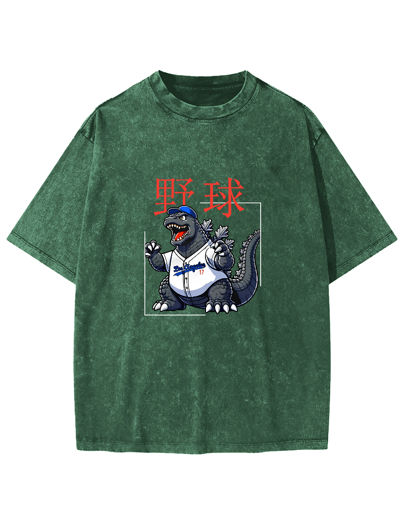 Baseball Is My Favorite Sport Vintage Distressed T-shirt-Zazasy