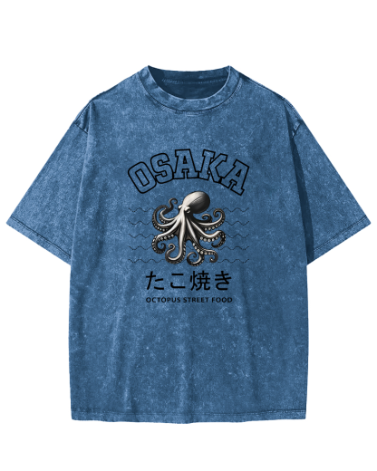 Osaka Octopus Vintage Washed T-shirt