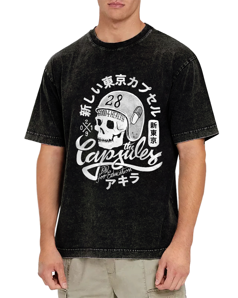 Tokyo Locomotive Company, Japan Vintage Distressed T-shirt-Zazasy
