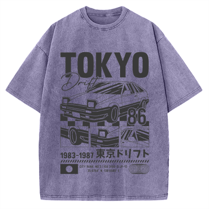 Tokyo 86 Vintage Washed T-shirt
