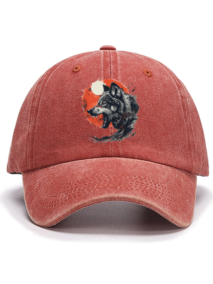 Wolf Moon Cotton Hat-Zazasy
