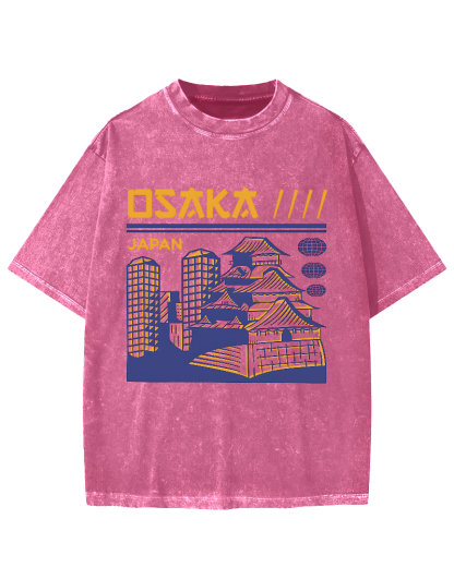 Osaka Japan Vintage Washed T-shirt