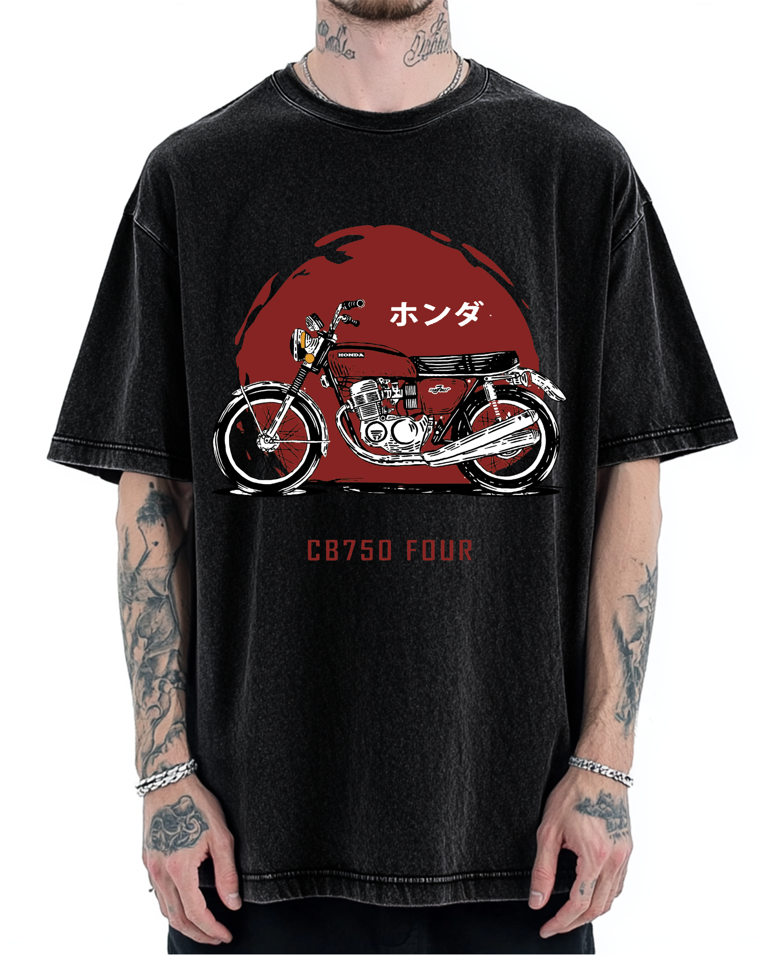 HONDA CB750 FOUR Vintage Washed T-shirt
