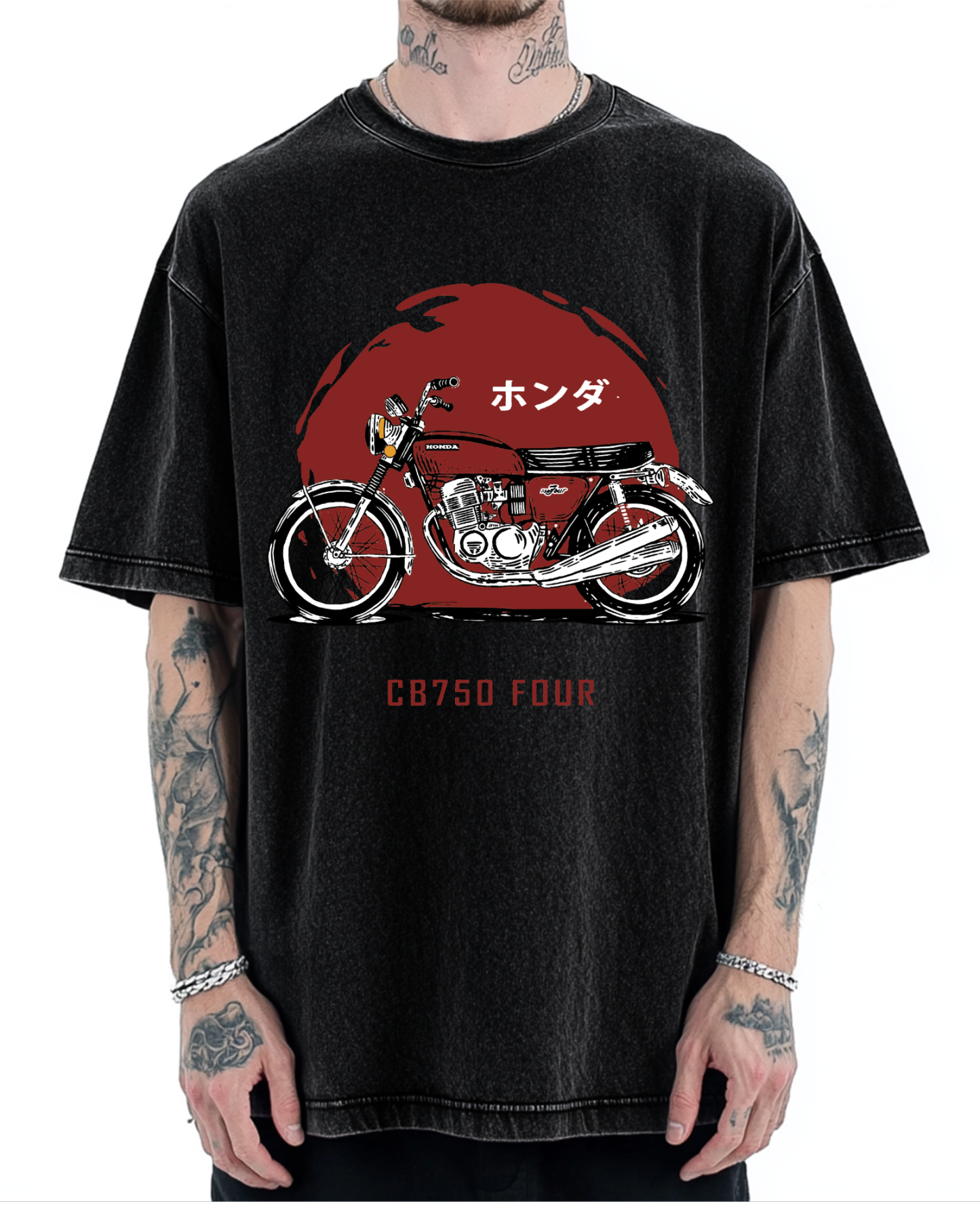 HONDA CB750 FOUR Vintage Washed T-shirt