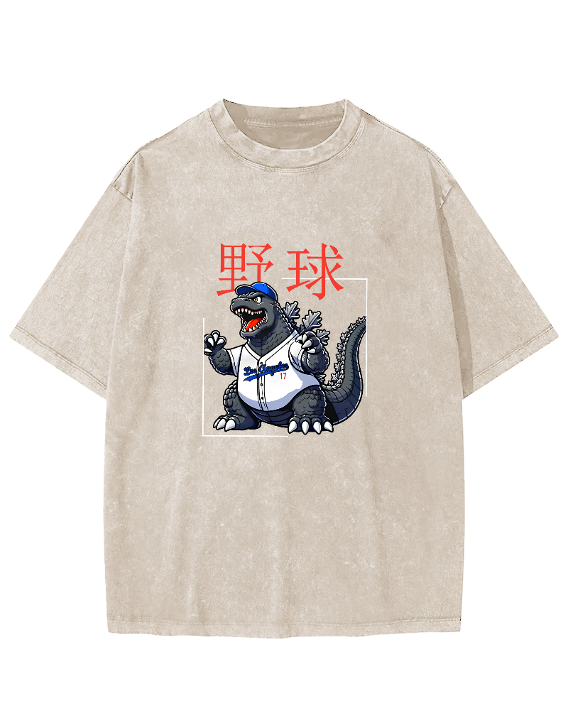 Baseball Is My Favorite Sport Vintage Distressed T-shirt-Zazasy