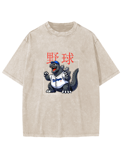 Baseball Is My Favorite Sport Vintage Distressed T-shirt-Zazasy