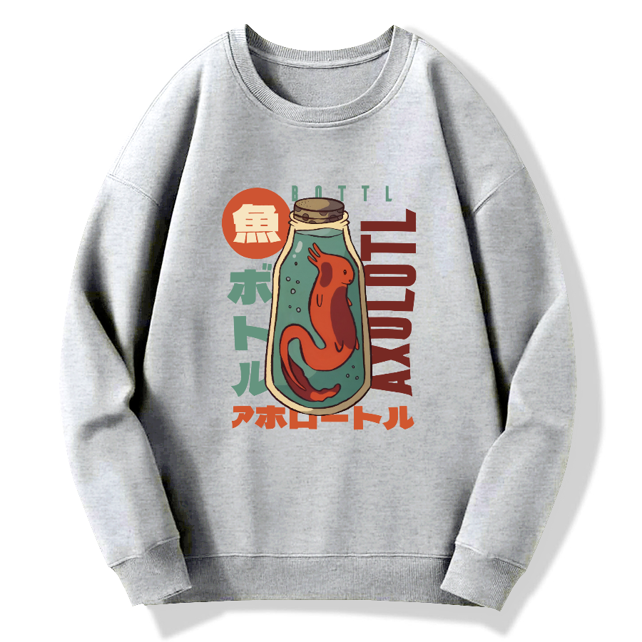 Mexican blunt mouthed salamander Cotton Pullover Sweatshirt