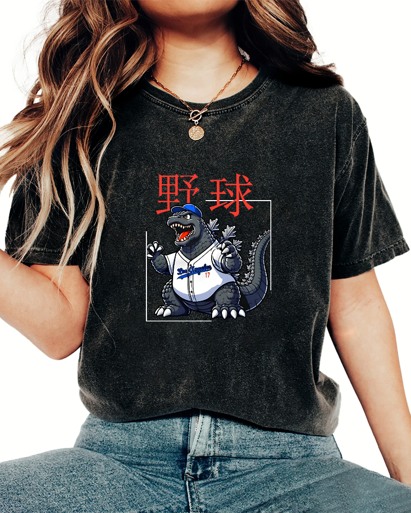Baseball Is My Favorite Sport Vintage Distressed T-shirt-Zazasy