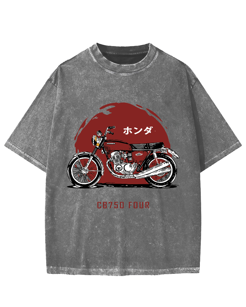 HONDA CB750 FOUR Vintage Washed T-shirt