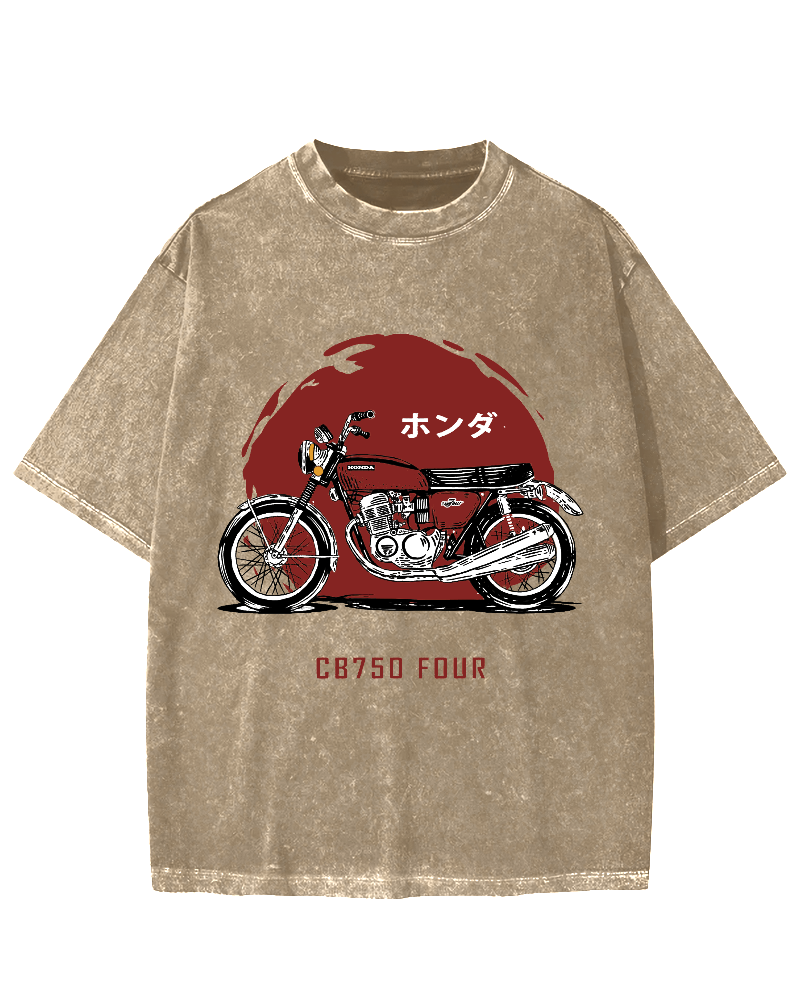 HONDA CB750 FOUR Vintage Washed T-shirt