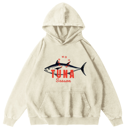 Tunas Vintage Washed Hoodie-Zazasy