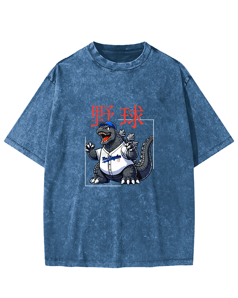 Baseball Is My Favorite Sport Vintage Distressed T-shirt-Zazasy