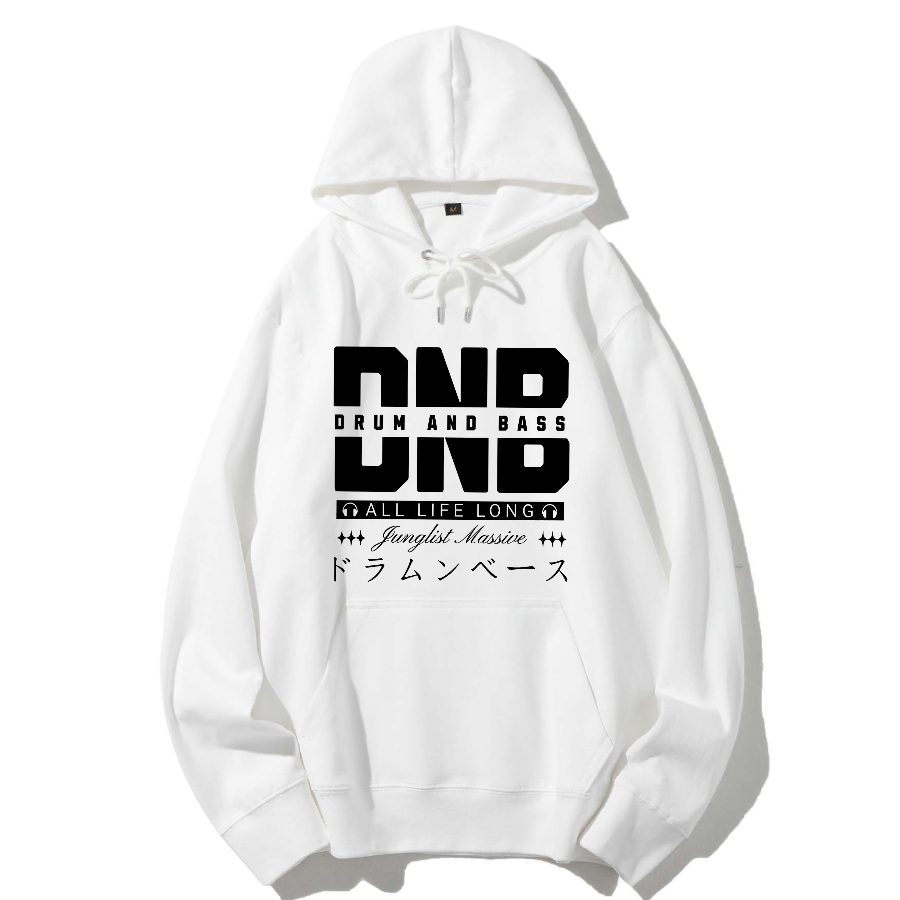 Drum And Bass Cotton Hoodie