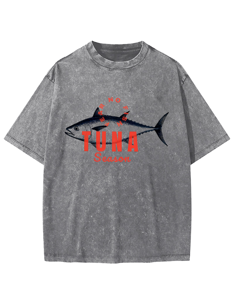 Tunas Vintage Washed T-shirt-Zazasy