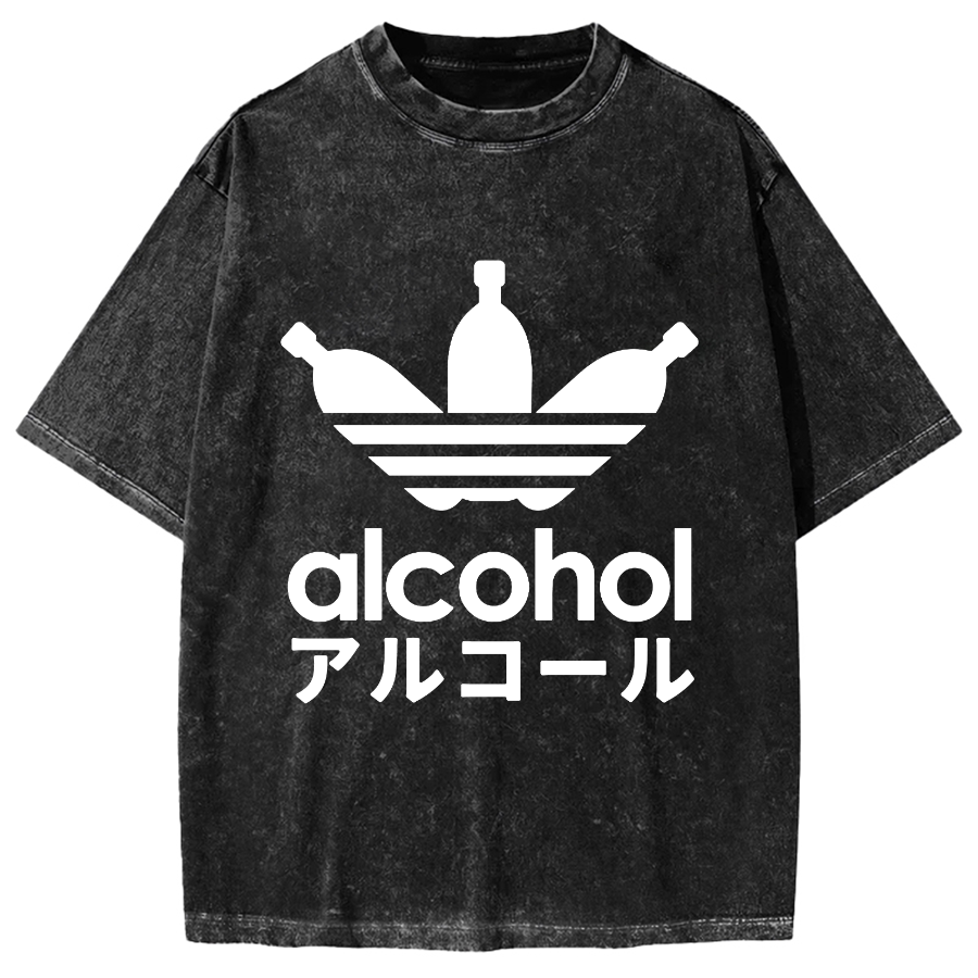 Alcohol Vintage Washed T-shirt