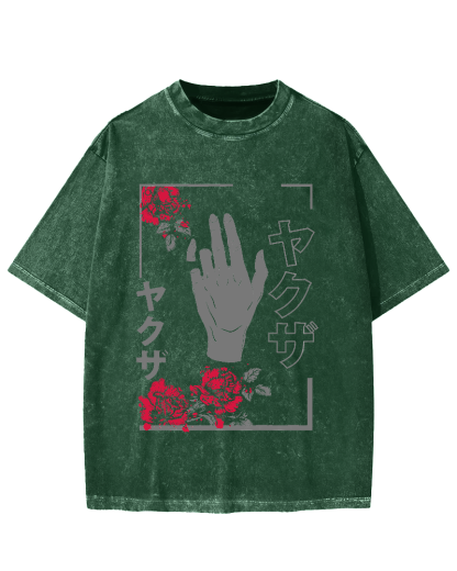 Broken Promise Yakuza Vintage Washed T-shirt