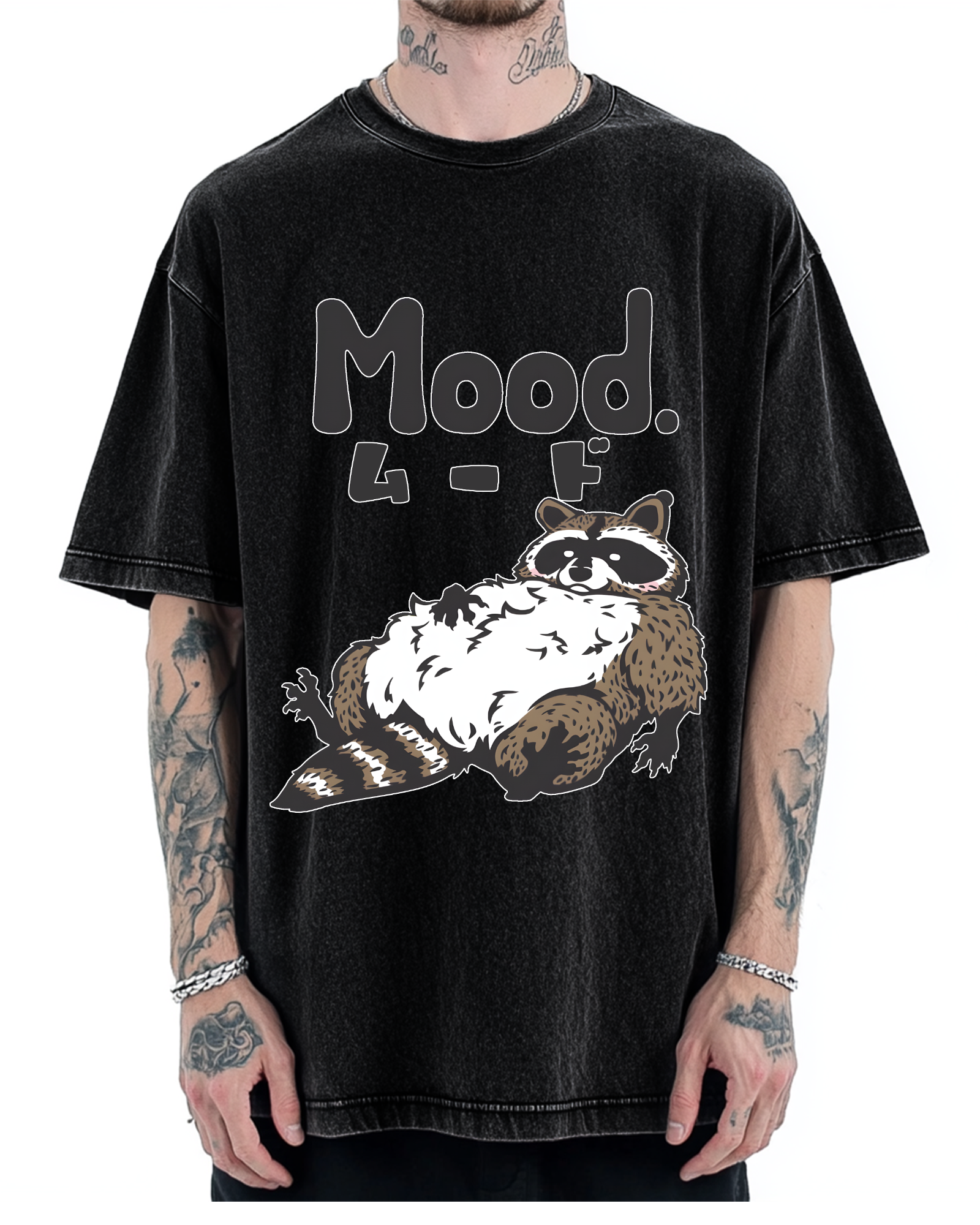 Mood Raccoon Vintage Washed T-shirt