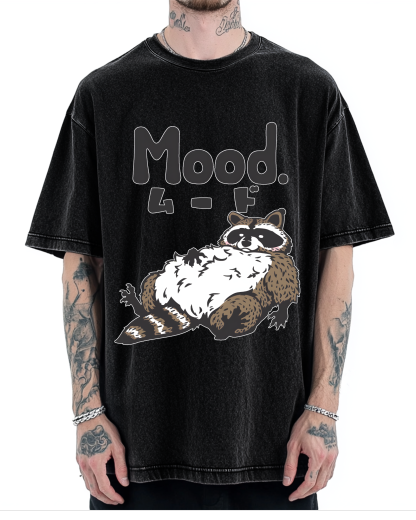 Mood Raccoon Vintage Washed T-shirt