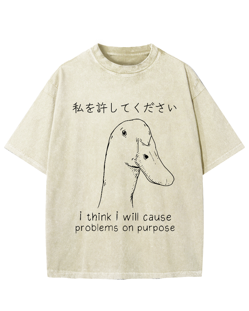 Stupid Goose Vintage Washed T-shirt