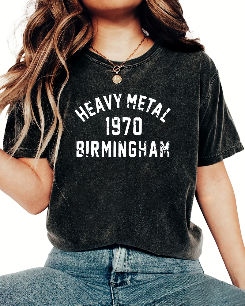 Birmingham Heavy Metal Vintage Washed T-shirt