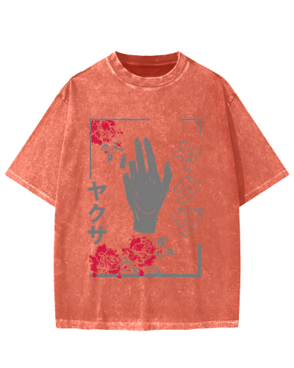 Broken Promise Yakuza Vintage Washed T-shirt