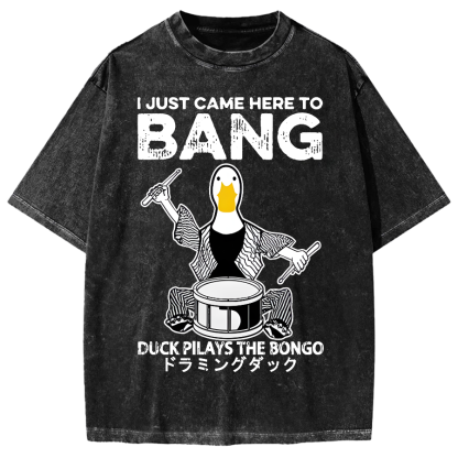 Drumming Duck Vintage Washed T-shirt