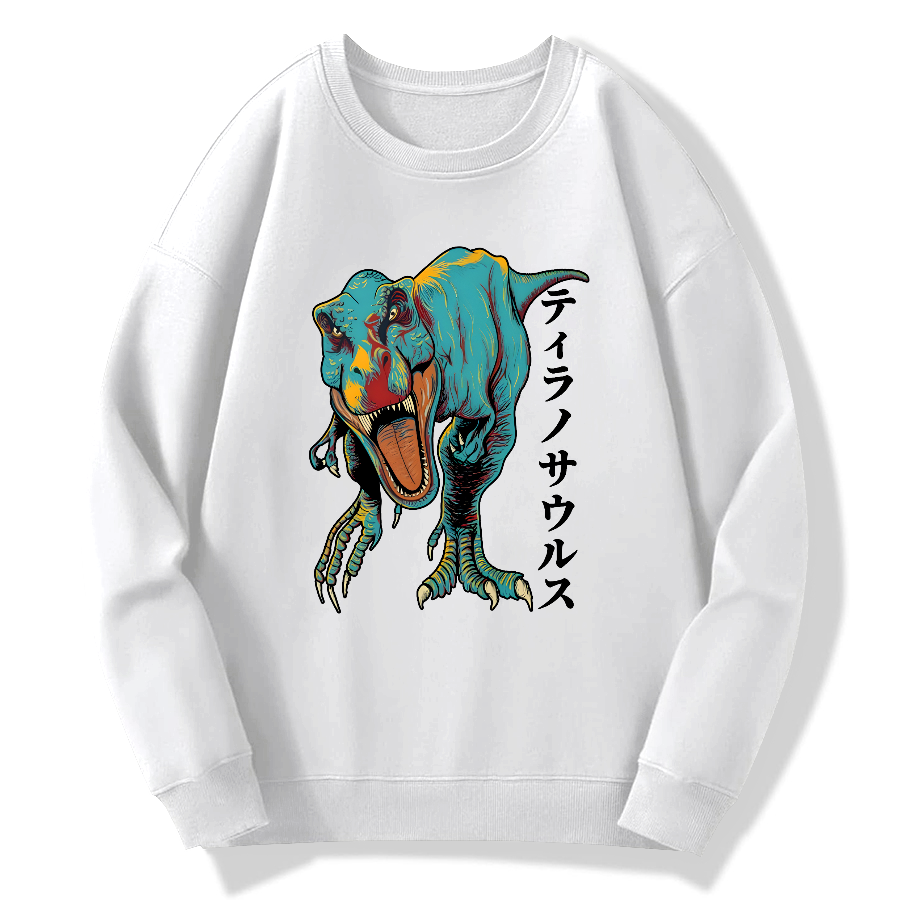 Rex Retro Japan Cotton Pullover Sweatshirt