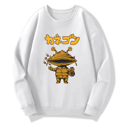 Coin Monster Kanegon Cotton Pullover Sweatshirt