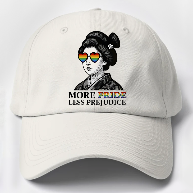 Geisha Wearing Sunglasses Cotton Hat