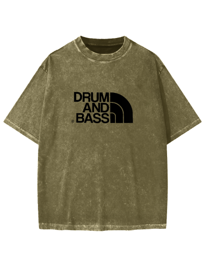Drum & Bass Vintage Washed T-shirt