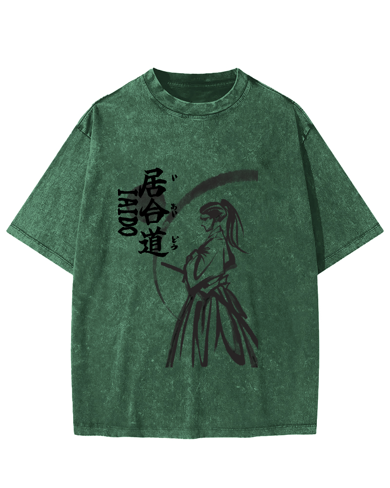 IaidoVintage Washed T-shirt
